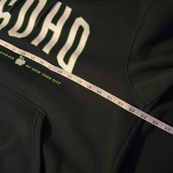 H&M Green Hoodie with White Lettering - Picture 6 of 7